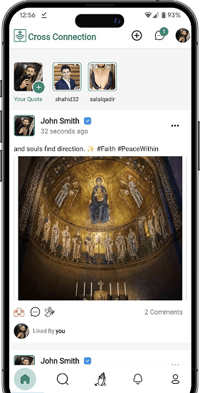 Cross Connection preview on iPhone